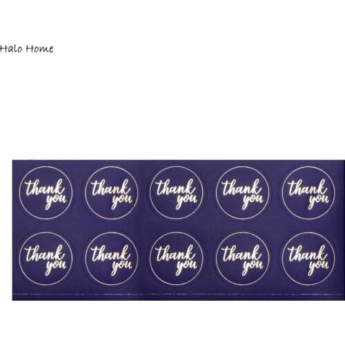 Hot Various "Thank you" Paper Sealing Labels Stickers Gift Envelopes Party Box Seals Card Making Photo Decoration Sealing