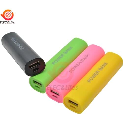 USB Power Bank Shell 5V 1A DIY 18650 Battery Charger Box Storage Case Without Batteries