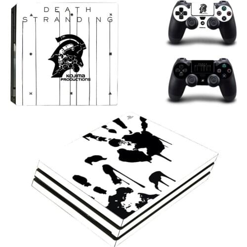 Kojima Death Stranding PS4 Pro Stickers Play station 4 Skin Sticker Decals For PlayStation 4 PS4 Pro Console & Controller Skins