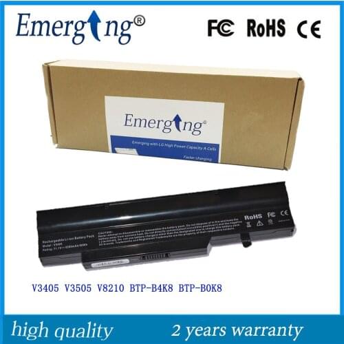New Laptop Battery for Fujitsu V3405 V3505 V8210 BTP-B4K8 BTP-B0K8 1718 2727 V3505 V8210 BTP-B4K8
