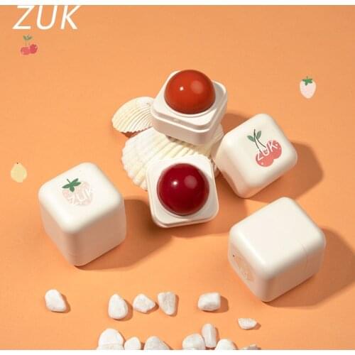 Sugar Lipstick Ball Moisturizing Lip Balm Innovative Spherical Lipstick Natural Care Lipstick Ball Cute Lip Makeup Cosmetic