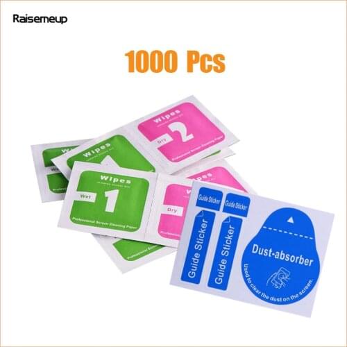 1000 PCS for Camera Lens Optical LCD Screen Cleaner for iPhone 8 7 6 6s Removal Paper Dust Absorber Wet Dry Cleaning Wipes