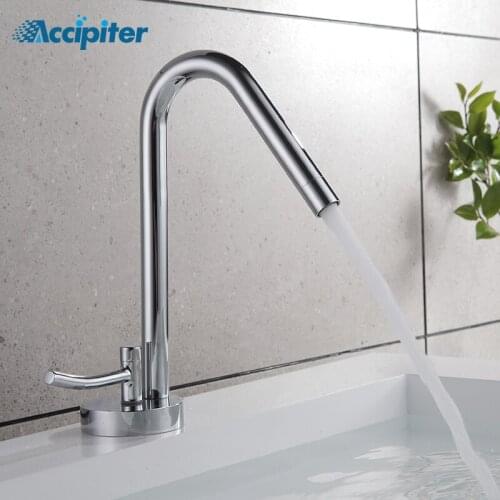 Bathroom Basin Faucet Sink Mixer Tap Deck Mounted Single Handle One Hole Basin Tap Hot And Cold Water Faucet 360 Degree Swivel