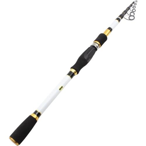1.8m2.1m2.4m2.7m fast carbon lure rod Spinning Fishing rod Travel telescopic fishing Tackle Lure Weight 7-28g fishing fish pole