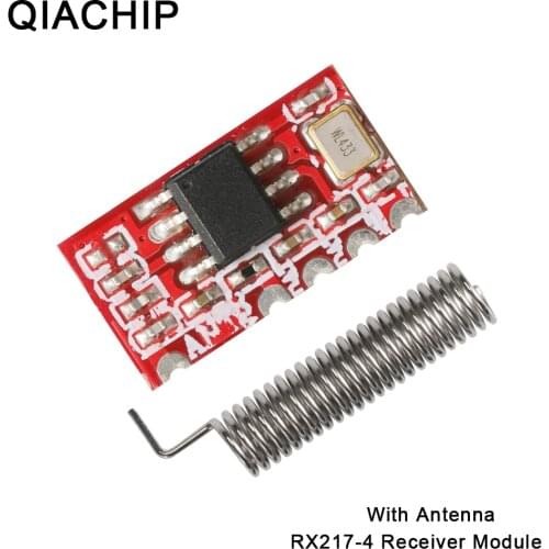 QIACHIP 433Mhz Universal Wireless Remote Control Switch RF Relay Receiver Module Low Power For Light Relay Receiver With Antenna