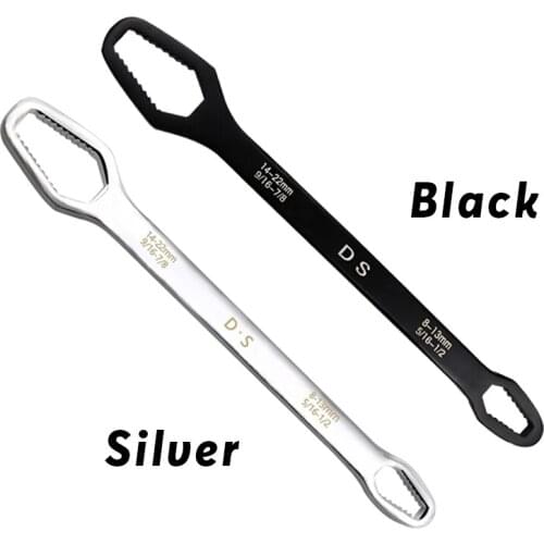 Universal Torx Wrench Double-head Self-tightening Adjustable Wrench 8-22mm Board Both Ends Shaped Multi-purpose Multi-function