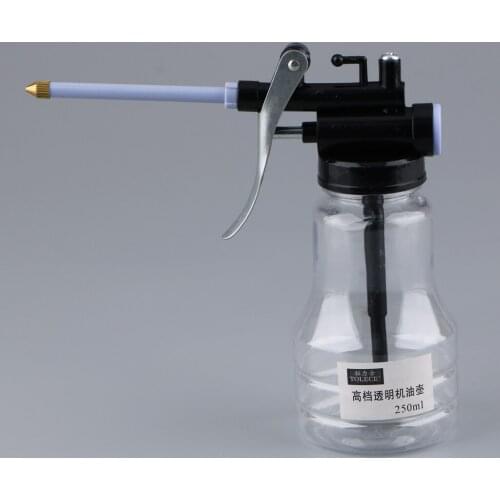 Universal High Pressure Hand Pump Oiler Oil Pot Can with Spray Gun Hose 250g