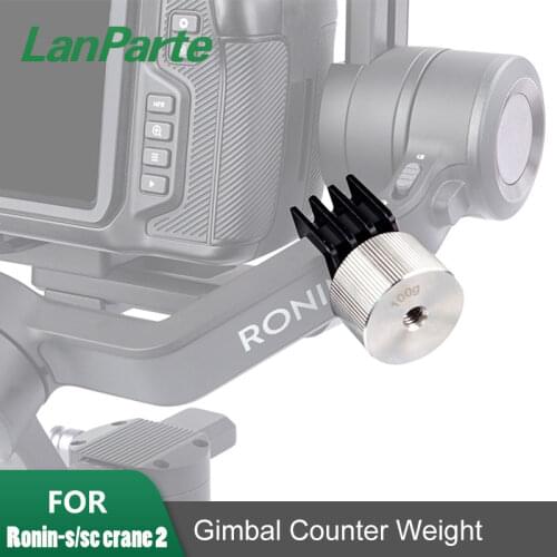 LanParte DJI ZHIYUN Ronin S SC Crane2 Crane3 universal stainless steel gimbal stabilizer balance 100g 150g counter weight