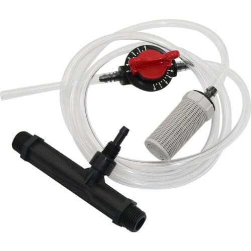 Venturi Fertilizer Injector 1/2",3/4", 3/4" To 1/2" Male Thread Agriculture Irrigation Venturi Automatic Fertilizer Syringe Kit