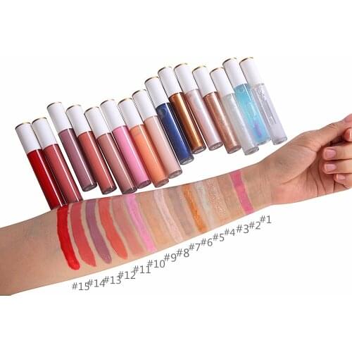 High Quality Waterproof Makeup 25 Colors Shiny Lipgloss OEM Liquid Gloss Vegan Glossy Clear Private Label Lipgloss