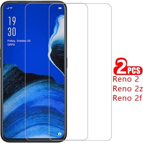 Tempered glass screen protector for oppo reno 2z 2f case cover coque on reno2 2 z f z2 f2 reno2z reno2f opporeno opporeno2 remo