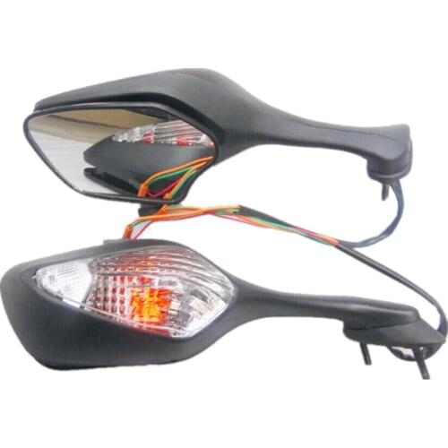 Rear View Mirrors Mirror W/Clear Lens LED Turn Signals Light For CBR 1000RR CBR1000RR 2008-2016