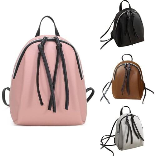 Lady Small Backpack Women Leather Shoulder Bag MultiFunction Mini Backpacks Female School Bagpack Bag For Teenage Grils