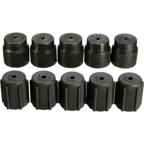 1Set R134a 13mm & 16mm Air Conditioning Service AC System Charging Port Caps Car Charging Port AC System Caps Accessories
