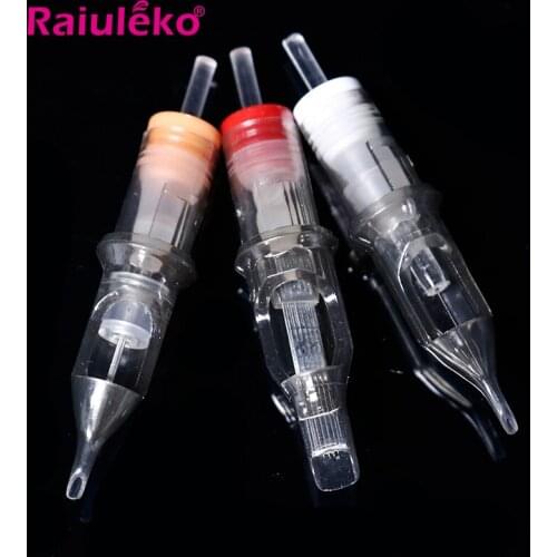 10PCS Tattoo Cartridge Needles for Tattoo Pen RL/M1/RM/RS Semi-Permanent Eyebrow Lip Makeup Needles Tattoo Gun Supplies