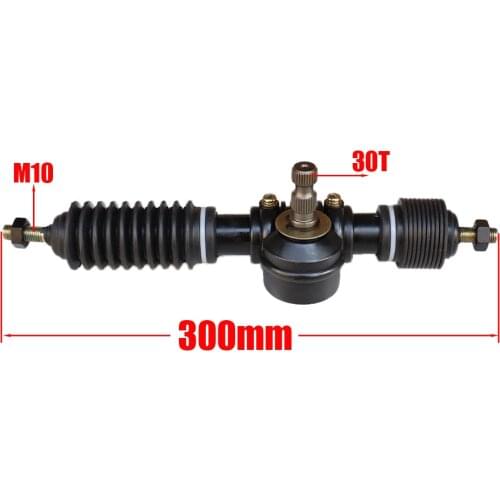 300mm Power Steering Gear Shaft Rack Pinion Assembly For DIY China Go Kart Buggy Karting ATV UTV Bike Parts