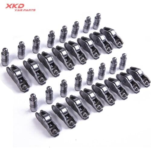 32PCS Engine Valve Lifter&Rocker Arms For V-W EOS CC J-etta MK5 Tiguan Passat Au-di A3 S3 TT 2.0T