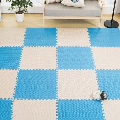 Foam Puzzle Floor Mat Leaf Pattern Household Foam Interlocking Tiles Portable Foam Puzzle Mat For Children 4PCS