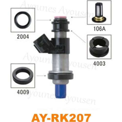 40set auto part fuel injector repair kit fuel filter seals oring kit for honda car replacement parts