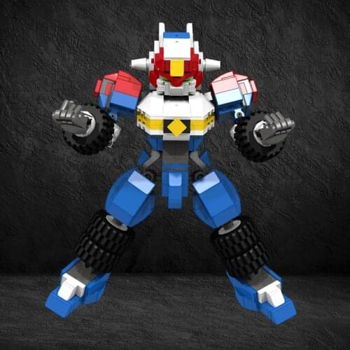 470PCS+ GEAR Fighter Dendoh Blocks Big Model 15cm Size Blocks Anime DIY Building Toys Juguetes Auction Model Toy Kids Gifts