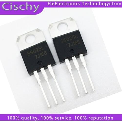 5pcs S6025L TO-220 S6025 25A 600V TO220