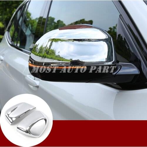 ABS Chrome Rearview Mirror Frame Trim Cover For BMW X3 X4 G01 G02 2018-2021 Silver/Black Car accesories interior Car Trim