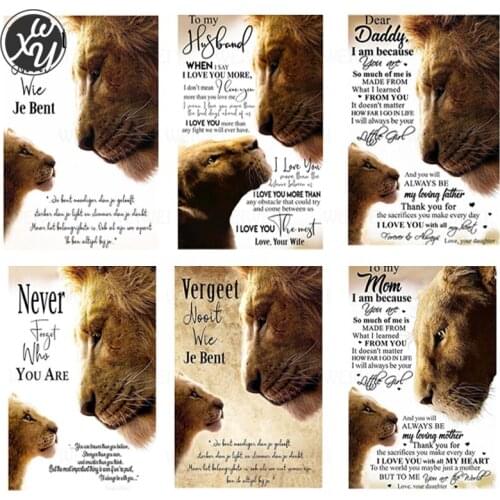 Diamond Painting Lion Diamond Embroidery Kit Diamond Painting The Lion King 5D Diamond Painting Mosaic Colorful Animal for Decor