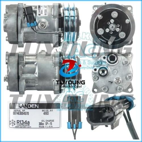 Auto A/C Compressor for Volvo 8082270 132mm 2pk