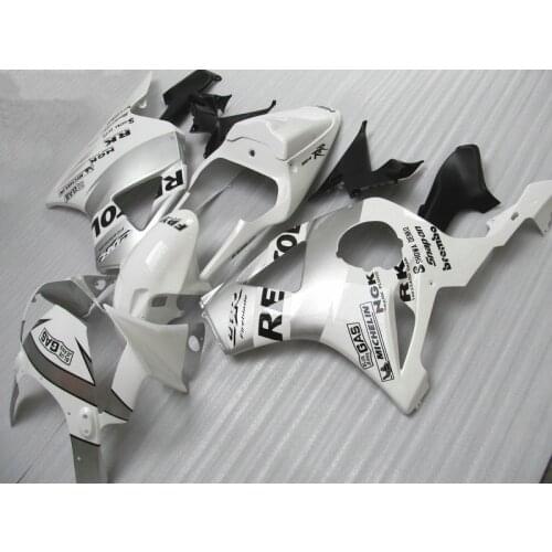Free 7 gifts fairing kit for Honda CBR954RR 02 03 white silver bodywork fairings set CBR954RR 2002 2003 BM33