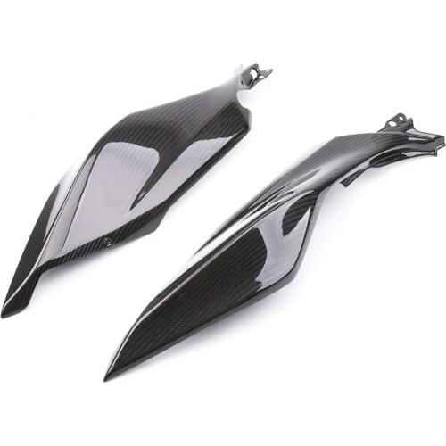 For Kawasaki Ninja 400 2018 2019 Tailstock Side Plate Carbon Fiber Motorcycle Rear-Seat Side Shell Protect&Beauty Modified Parts