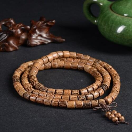 South American Chicken Wings Wooden Barrel Bead Transfer Bracelet Buddha Separated 08 Men and Women Fashion