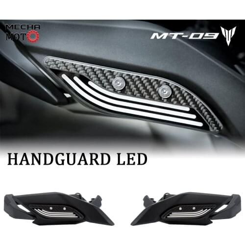 For YAMAHA MT09 TRACER FJ-09 MT-09 TRACER 2014 - 2017 Motorcycle hand guard lights Decorative Knuckle Guard LED lightss Kit