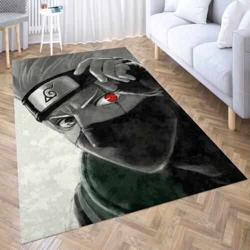 Hatake Kakashi Rugs Non-Slip Floor Mat Doormats Home Rug Carpet Bedroom Entrance Door Mat Kitchen Rugs Yoga Mat Doormat Decor