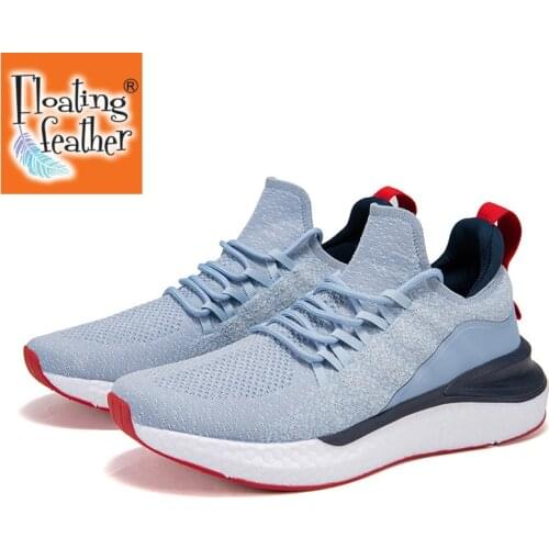 Sneakers Mens Outdoor Sports Comfortable Breathable Fishbone System Upper 4D Fly Knitting Non-slip Men Running Jogging Shoes