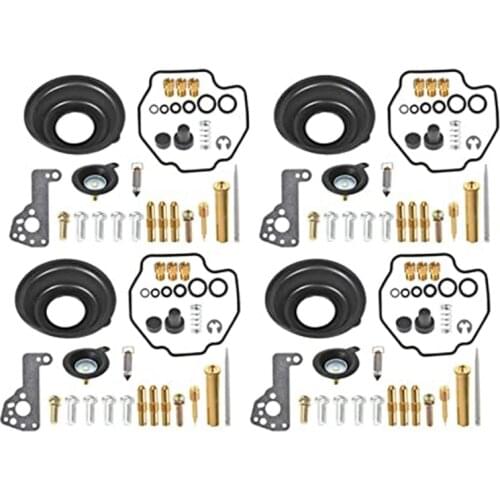 4-Pack Carburetor Repair Kit Diaphragm Air Cut-Off Valves Replacement for 1985-2007 Yamaha Vmax V-MAX 1200