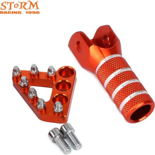Rear Brake Pedal Step Plate Gear Shifter Lever Tip For KTM EXC SX XCF duke125 200 390 990 950 ADVENTURE 690 DUKE SMC 690 ENDURO