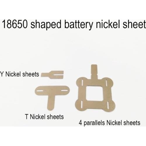 100PCS Shaped Nickel Plating 0.12mm For Spot welder Machine Welding Equipment Nickel Belt 18650 Battery Pack