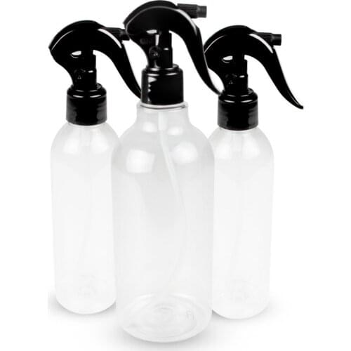 1 Set of (3Pcs) Spray Bottle Plastic Leak Proof Empty Transparent Dispensing Bottle for Makeup Gardening Household with Valve