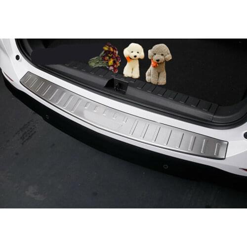 Fit For Chevrolet Equinox 2018-2019 Steel Outer Rear Bumper Protector Plate Cover 1pcs