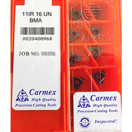 11IR 10UN 11UN 12UN 14UN 16UN 18UN 20UN 24UN 28UN BMA 10pcs/set Carmex thread insert Processing stainless steel and steel