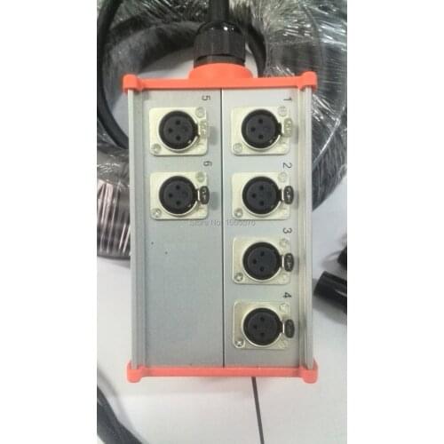 High quality KL Pro Audio 6 channel - 100ft (30m) XLR Mic Stage Snake Cable -Box