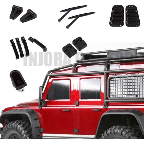 High Quality Door Hinge/Windshield Wiper/Fuel Tank Cap/Intake Grille/Hinge Motor Cover for 1:10 RC Crawler Car TRAXXAS TRX4