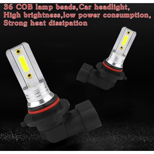 Parts LED Headlight Replacement Waterproof 100W 2Pcs 9005/HB3 Accessories