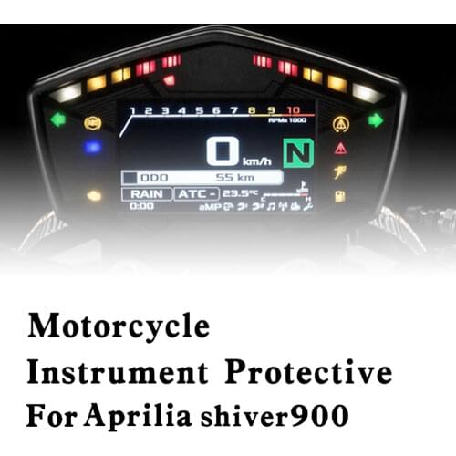 For Aprilia Shiver 900 RSV4 RR RF Motorcycle Speedometer Cluster Scratch Protection Film Moto Parts Screen Protector