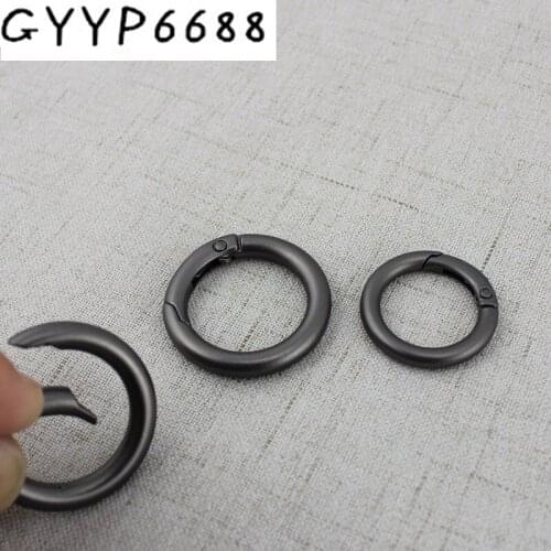 10pcs 50pcs Matte gun Snap Clip Trigger Spring Ring for Making Purse Bag Handbag Handle Connector