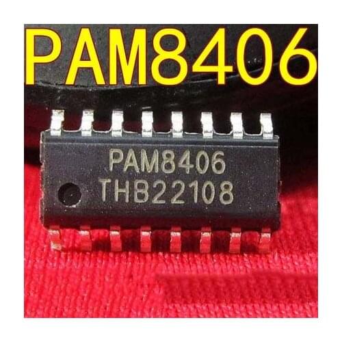 5pcs/lot PAM8406DR PAM8406 SOP16 molewei stereo audio amplifier IC