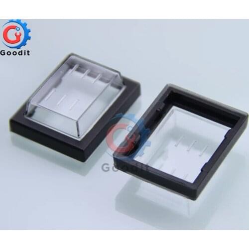 5Pcs Waterproof Cap Protective Cover Case for 34*29MM KCD4 Rocker Switch Boat Toggle Push Button Switch