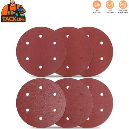 TACKLIFE Sanding Abrasive Discs, 30PCS 9-Inch/225mm 6-Hole For Drywall Sander - ASD5A