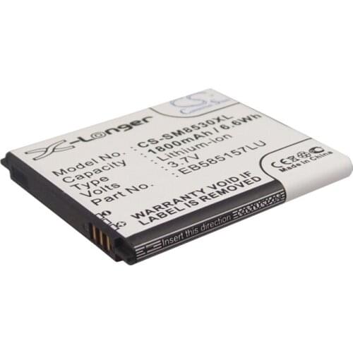 CS 1800mAh/6.6Wh battery for Samsung Galaxy Beam,Galaxy Grand Quattro,Galaxy Win,Galaxy Win Duos,GT-I8530,GT-I8550