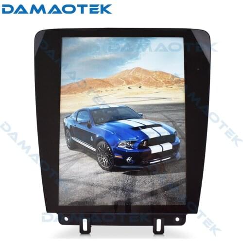 DamaoTek 12.1 inch Android 9.0 car dvd player For Ford Mustang 2010-2014 Android car multimedia system tesla style vertical